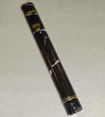 Mezuzah Case Plastic Black Marble