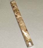 Mezuzah Case Plastic Brown Marble