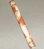 Mezuzah Case Plastic Red Marble
